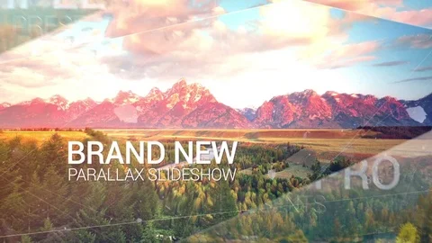 Epic Parallax Slideshow Modèle After Effects
