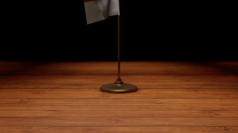 Epic, realistic, historical 3d flag animation with alpha channel (isolated) 스톡 동영상 33528591