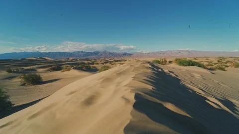 Epic Sand Dune Shot - 4K Stock Footage 115805460