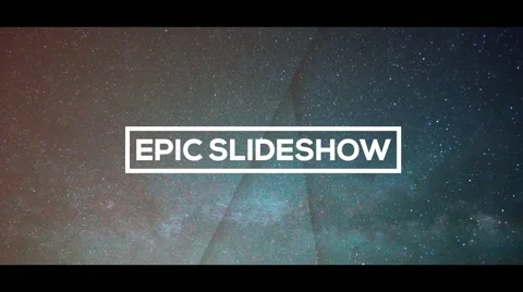Epic Slideshow Stock After Effects