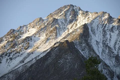 Epic Snowy Peak Stock Photos