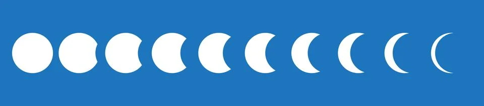 Epic Solar Eclipse Cosmic Vector featuring a powerful solar eclipse with br.. Stock Illustration