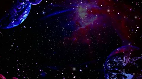 Epic Space Scene with Nebulas moving3 動画素材 146878436