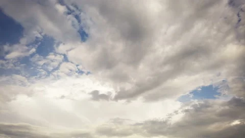 Epic storm tropical clouds at sunset. 4K UHD Timelapse Stock Footage 135277589