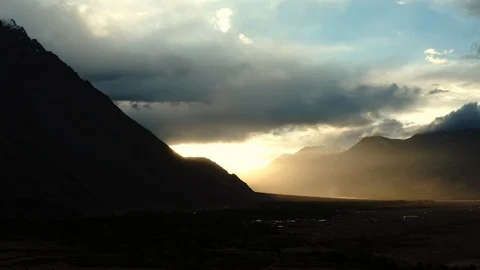Epic sunrise in India Stock Footage 113207374