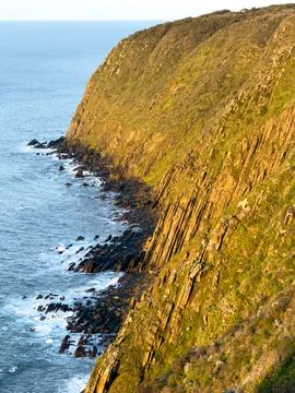 Epic Sunrise Over Waitpinga Cliffs South Australia Stock Photos