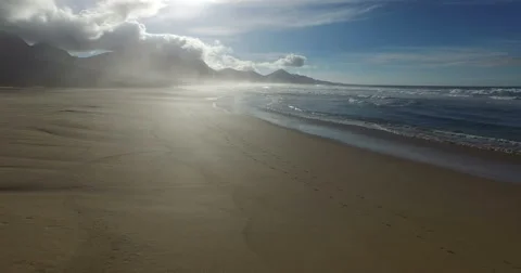 Epic sunset beach Video stock 58953275