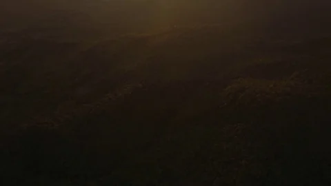 Epic sunset in beautiful valley Stock Footage 75840862