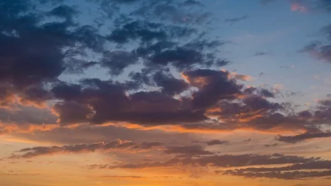 Epic sunset clouds timelapse. UHD 4K Video stock 80351413