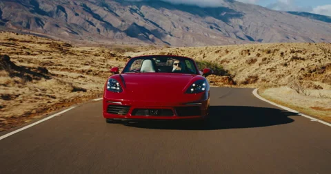 Epic Sunset Drive Stock Footage 213613323