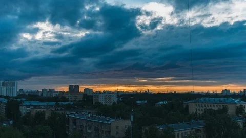 Epic sunset Video stock 76199709