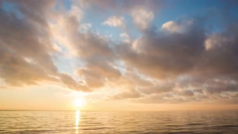 Epic sunset by the sea, romance, time-lapse 스톡 동영상 146357192
