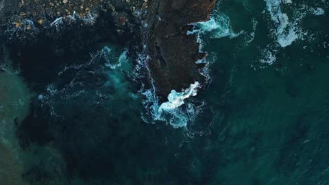 Epic Sunset at a Tide Pool Beach 03 Stock Footage 298330503