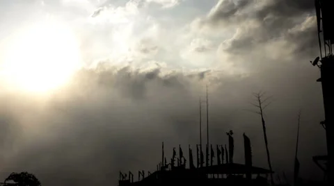 Epic sunset timelapse Stock Footage 39839266