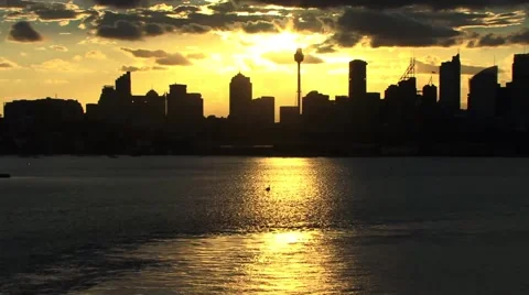 Epic Sydney Sunset Video stock 50113689
