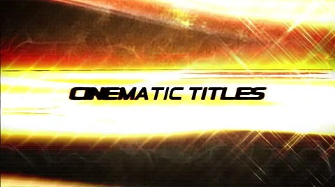 Epic Teaser Titles 2 Stock After Effects