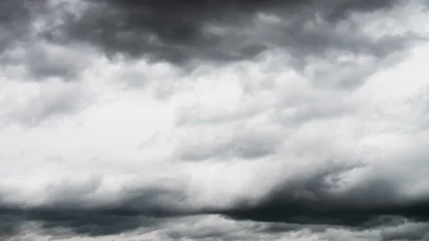 Epic time lapse of fast moving clouds and dark sky before dramatic storm. Stock Footage 179507404