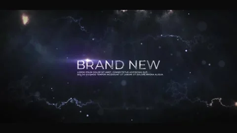 Epic Trailer Titles After Effects stock