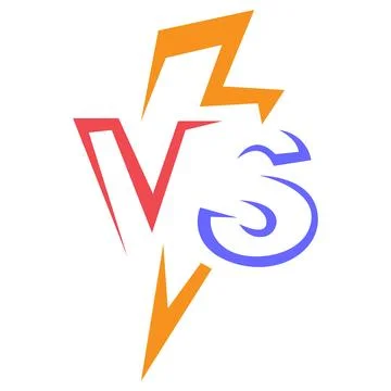 Epic Versus Battle Shield Logo イラスト素材