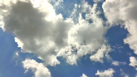 Epic Vertical Motionlapse of Sun and Fast Moving Clouds Cinematic Sky Timelap Stock Footage 339226410