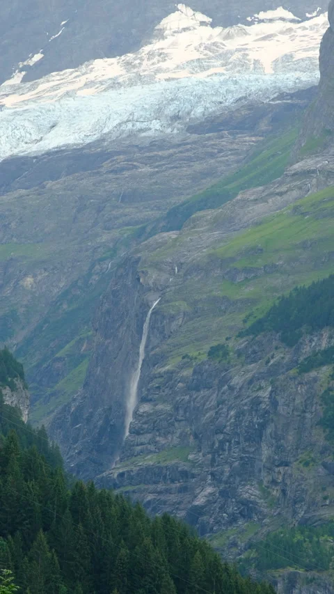 Epic view of the coming storm clouds in the mountains. travel and bad weather co Stock Footage 284635266