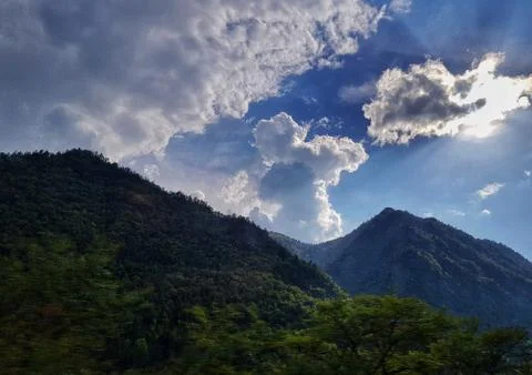 Epic view in georgia Stock Photos
