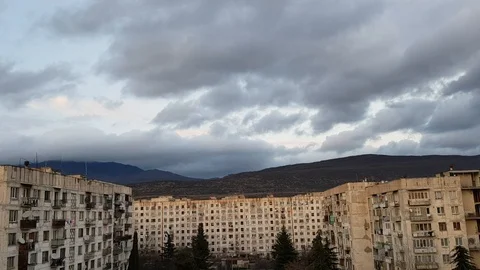 Epic view with hyperlapse Stock Footage 103854314