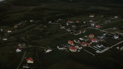 Epic view while flying above Tocile, Sibiu, Romania_3 Stock-Footage 108555918