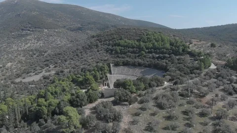 Epidavros-01 Approaching from the side Stock Footage 102547858