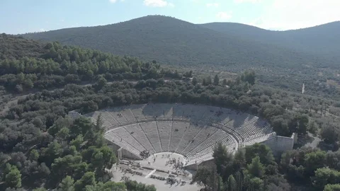 Epidavros-04 Panning right to left, showing the front Stock Footage 102547817