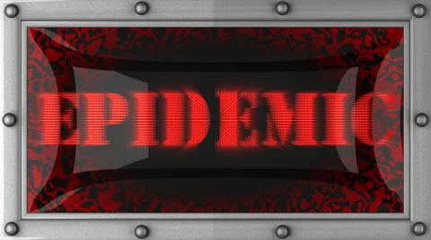 Epidemic on led Stock-Footage 8709065