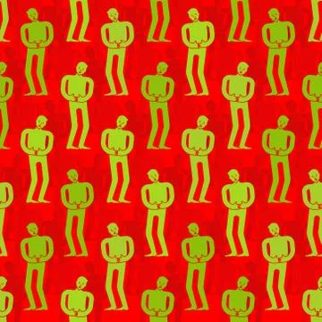 Epidemic pattern seamless. Pain Human background. Virus and microbes ornament 스톡 일러스트