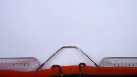 Epidemy - word printed on an old typewriter in red letters, close up. Stock Footage 126777616