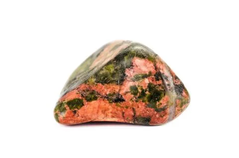 Epidote gemstone 库存照片