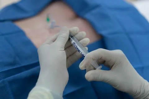 Epidural Administration Stock Photos