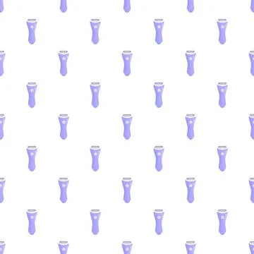 Epilator grooming tool pattern for beauty and skin care Stock Illustration