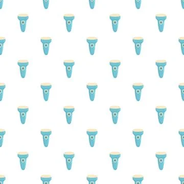 Epilator personal care tool seamless pattern Illustrazione stock