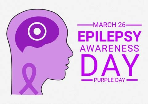 Epilepsy awareness day Illustrazione stock