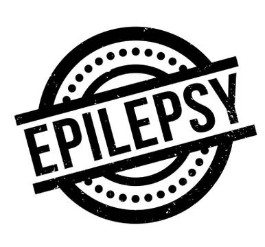 Epilepsy rubber stamp Stock Illustration