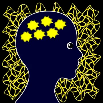 Epileptic Seizure Illustrazione stock