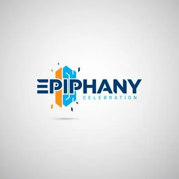 Epiphany Celebration Logo Stock Illustration
