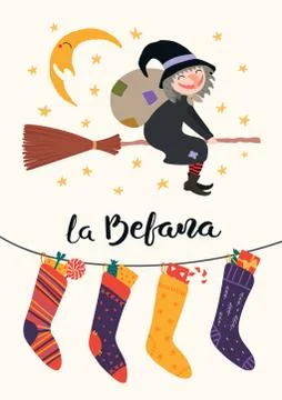 Epiphany in Italy design Stock Illustration