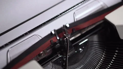 Episode 7, Typing on White Paper in Vintage Typewriter, Writing Script or Stock Footage 275800189