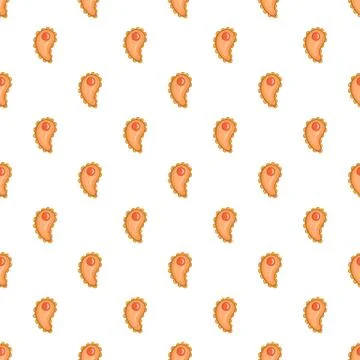 Epithelial cell pattern, cartoon style Stock Illustration