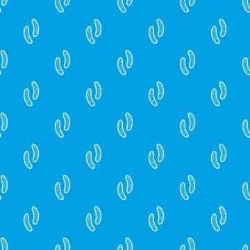 Epithelial cell pattern seamless blue Stock Illustration