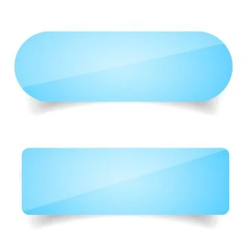 Epmty button set vector Illustrazione stock