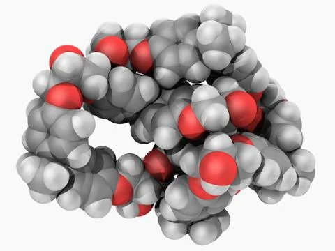 Epoxy resin molecule Stock Illustration