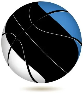 Eps 10 vector. basketball ball with estonia flag on white. Stock Illustration