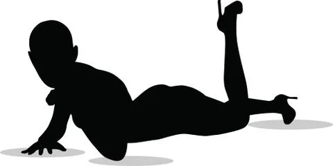 Eps 10 vector illustration of female legs with high heels Stock Illustration