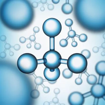EPS 10. Vector illustration molecule structure science background. Healthcare Stock Illustration